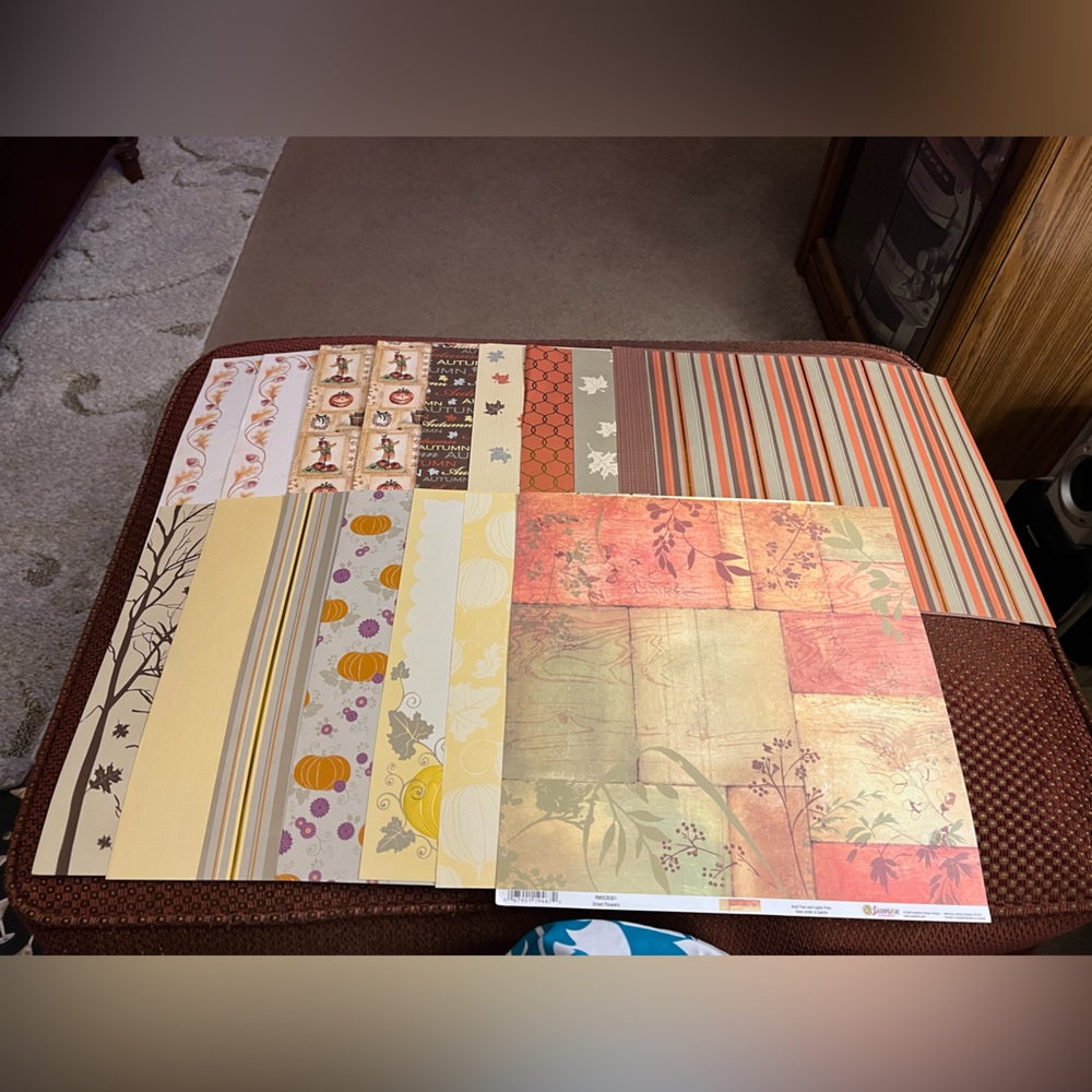 Fall Assorted Scrapbook Paper